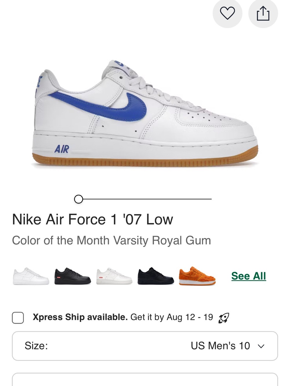 Nike Air Force 1 ‘07 Low